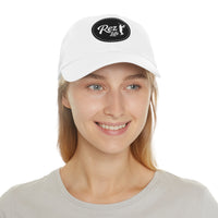 Rez Life White Edition – White hat, Leather Patch (Clean and Minimal) Vibes by Printify
